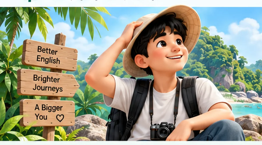 Tiếng Anh với nhân vật nam trong không gian biển Phú Quốc
